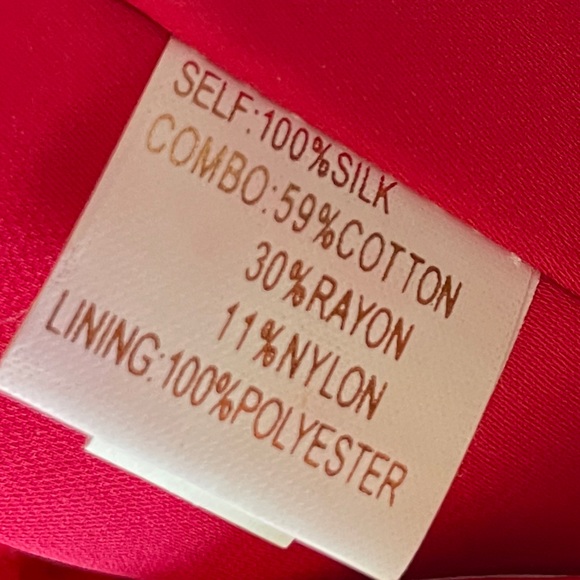 Marchesa Notte Red Silk Gown - Picture 5 of 9